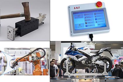 Image collage of products that can be seen at Motek 2016 Image collage of products that can be seen at Motek 2016