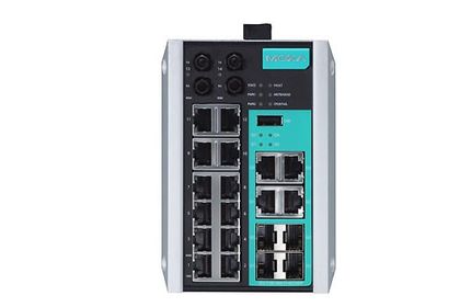64_Hutschienen-Switches von Moxa Europe