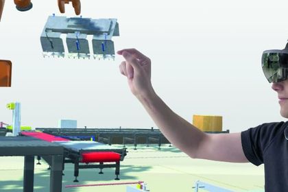 Hololens-Brille im Einsatz bei Machineering Hololens-Brille im Einsatz bei Machineering