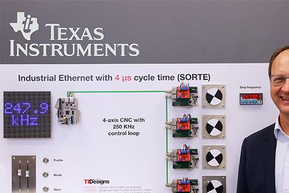 Messe-Demo von Texas Instruments Messe-Demo von Texas Instruments