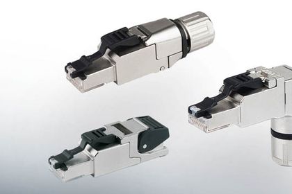 60 RJ45 connectors MFP8 IE Cat. 6A from Telegärtner
