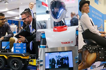 Collage von der SPS IPC Drives 2015