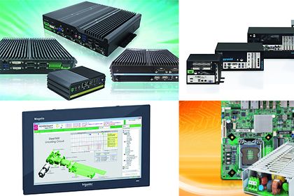 Image collage of industrial computer products Image collage of industrial computer products