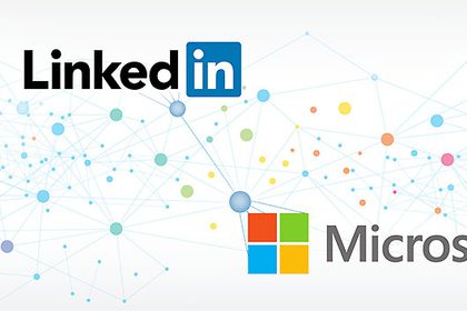 Logo of Microsoft and Linkedin Logo of Microsoft and Linkedin