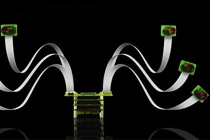 Sechs externe Sensoren an einer Linux basierten Kamera der D3-Kamerageneration von VRmagic Sechs externe Sensoren an einer Linux basierten Kamera der D3-Kamerageneration von VRmagic