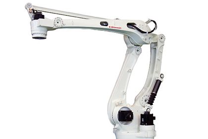 Vierachsiger Pallettier-Roboter der CP-Serie von Kawasaki Robotics Vierachsiger Pallettier-Roboter der CP-Serie von Kawasaki Robotics
