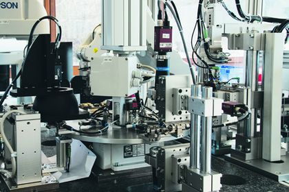 Prüfanlage für Hartmetalle, Stemmer