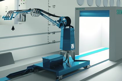 Fahrbarer Roboterarm