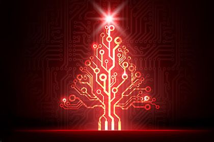 Elektronischer Weihnachtsbaum Elektronischer Weihnachtsbaum