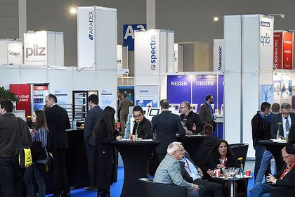 Auf der »all about automation friedrichshafen« im vergangenen Jahr Auf der »all about automation friedrichshafen« im vergangenen Jahr