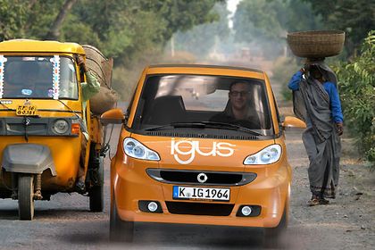 Kleinwagen mit Gleitlagern von igus Kleinwagen mit Gleitlagern von igus