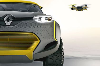 Flugroboter des Renault Kwid Flugroboter des Renault Kwid