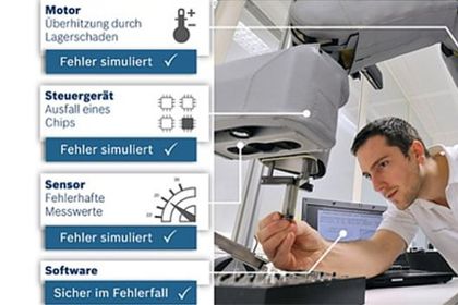 Bosch, Stresstest für Roboter Bosch, Stresstest für Roboter