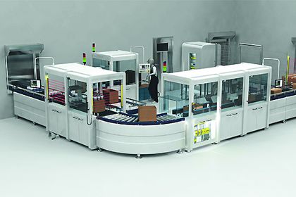 Automatisierte Verpackungslinien von Schmersal Automatisierte Verpackungslinien von Schmersal
