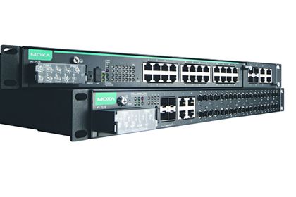 Ethernet Switches der Serie powerTrans PT7528 von Moxa Ethernet Switches der Serie powerTrans PT7528 von Moxa
