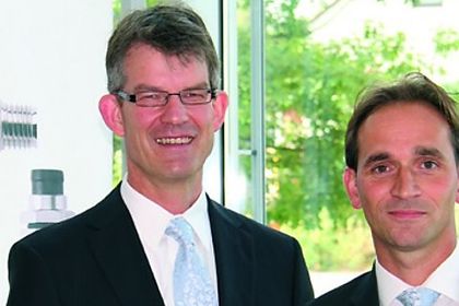 Dietrich Turck und Marco Heck von der Escha Bauelemente GmbH