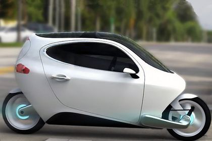 Lit Motors, C 1, Mix aus Motorrad und Auto Lit Motors, C 1, Mix aus Motorrad und Auto