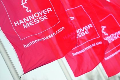 Hannover Messe Fahnen