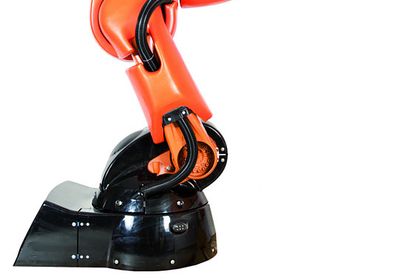 MRK Systeme, Roboter KR 5 SI mit nachgiebigem Aufsatz MRK Systeme, Roboter KR 5 SI mit nachgiebigem Aufsatz