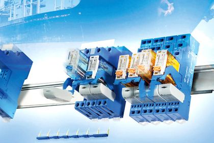 Finder, Schalt- und Koppel-Relais für Schaltschränke hydraulischer und pneumatischer Systeme