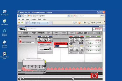 Rockwell Automation, Screenshot, FactoryTalk ViewPoint-Software Rockwell Automation, Screenshot, FactoryTalk ViewPoint-Software