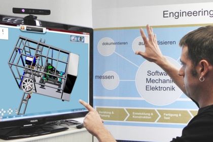 Konzeptstudie Maschinenbedienung via Kinect xBOX360 der Firma Heitec auf der SPS/IPC/Drives 2011 Konzeptstudie Maschinenbedienung via Kinect xBOX360 der Firma Heitec auf der SPS/IPC/Drives 2011