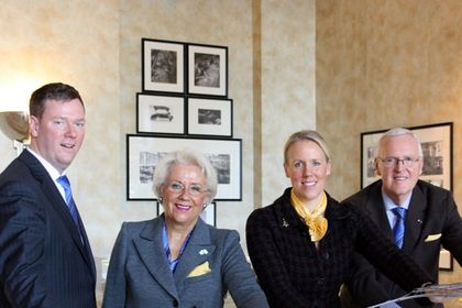 Philip Harting, Margrit Harting, Maresa Herting-Hertz, Dietmar Harting (v.l.n.r.)