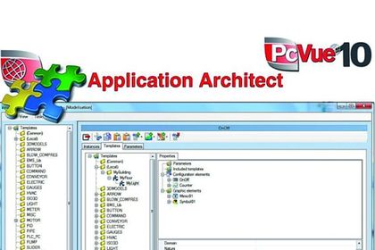 PcVue, Application Explorer und Architect PcVue, Application Explorer und Architect
