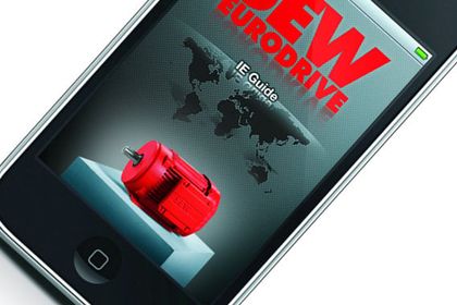 iPhone, Applikation von SEW Eurodrive iPhone, Applikation von SEW Eurodrive