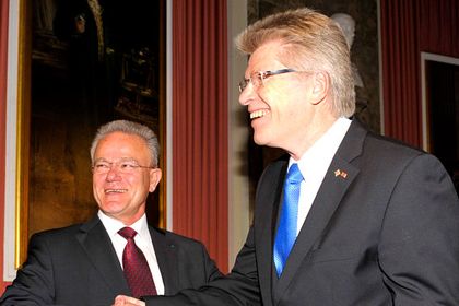 Hans-Jörg Bullinger (links), Friedhelm Loh Hans-Jörg Bullinger (links), Friedhelm Loh