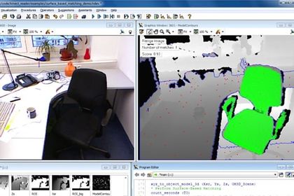 Kinect und Halcon erlauben 3D-Vision Kinect und Halcon erlauben 3D-Vision