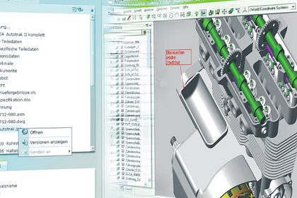 Schmuckbild, ERP /PLM-Systeme