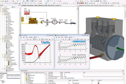 Screenshot, SimulationX Version 3.4 Screenshot, SimulationX Version 3.4