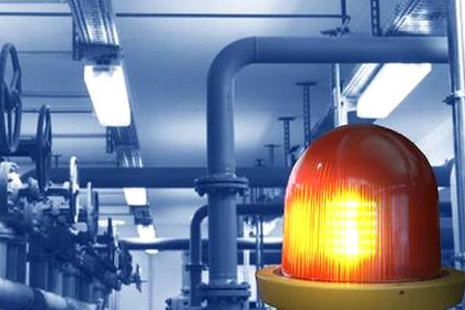 Maschinenanlage, Warnlampe Maschinenanlage, Warnlampe