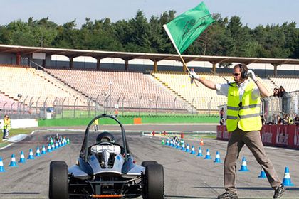 Formula Student Germany 2010, Start des Rennens