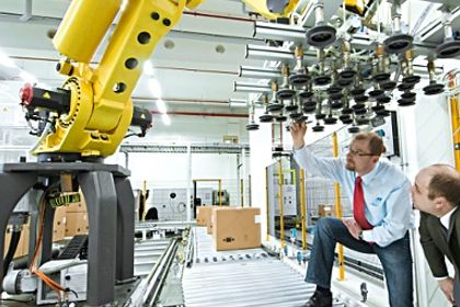Roboterpalettieranlage, Roboterpalettieranlage,