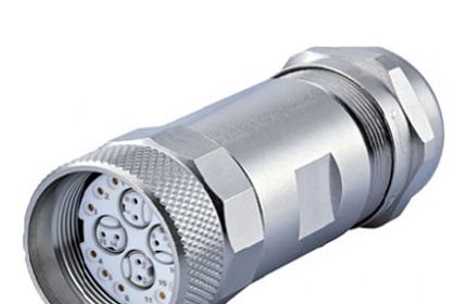 Hummel, M23-Profinet-Rundsteckverbinder Hummel, M23-Profinet-Rundsteckverbinder