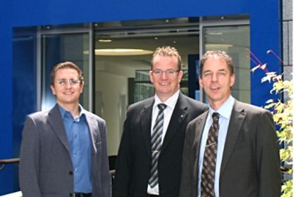 (v.l.n.r.): Jochen Koch von Siemens, Frank Hakemeyer, Dr. Guntram Scheible (v.l.n.r.): Jochen Koch von Siemens, Frank Hakemeyer, Dr. Guntram Scheible