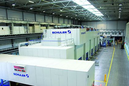 Schuler AG, hydraulische Pressenstraße Schuler AG, hydraulische Pressenstraße