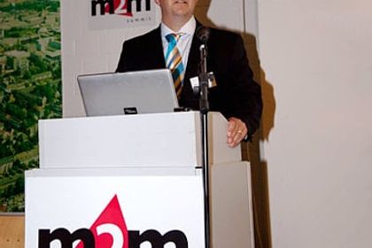 Georg Steimel auf dem M2M-Summit 2009 Georg Steimel auf dem M2M-Summit 2009