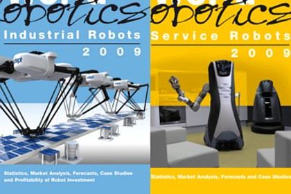 World Robotics 2009-Industrial Robots und World Robotics 2009-Service Robots, Deckblätter World Robotics 2009-Industrial Robots und World Robotics 2009-Service Robots, Deckblätter