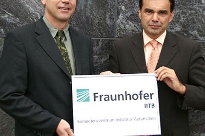 Jürgen Beyerer (l.), Jürgen Jasperneite Jürgen Beyerer (l.), Jürgen Jasperneite