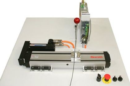 Rexroth, Exponat, softwarebasierte Möglichkeiten der Zustandsüberwachung von Achsmechaniken Rexroth, Exponat, softwarebasierte Möglichkeiten der Zustandsüberwachung von Achsmechaniken