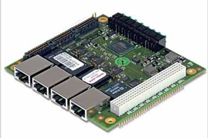 Industrie-PC (News): Ethernetkarte mit vier Ports Industrie-PC (News): Ethernetkarte mit vier Ports