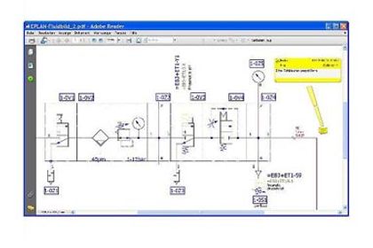 Screenshot des Redlining mit Version 1.9 der EPLAN-Plattform Screenshot des Redlining mit Version 1.9 der EPLAN-Plattform