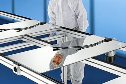 Robotik (News): Transport von Photovoltaik-Modulen Robotik (News): Transport von Photovoltaik-Modulen