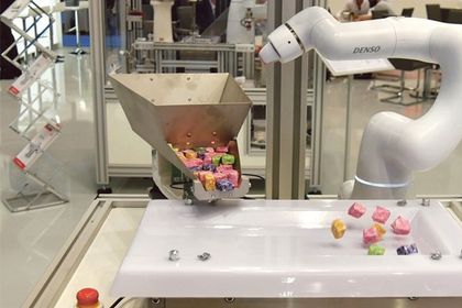 Cobotta robot from Denso Robotics.