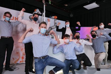 Team Chorrobot, winner of the Kuka Innovation Award