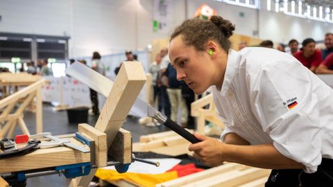 Zimmerer-Nationalmannschaft Dach + Holz