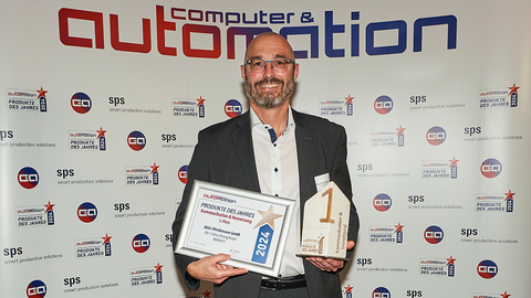 First place in the 'Communication & Networking' category: Thomas Rönitzsch from Bihl+Wiedemann. First place in the 'Communication & Networking' category: Thomas Rönitzsch from Bihl+Wiedemann.